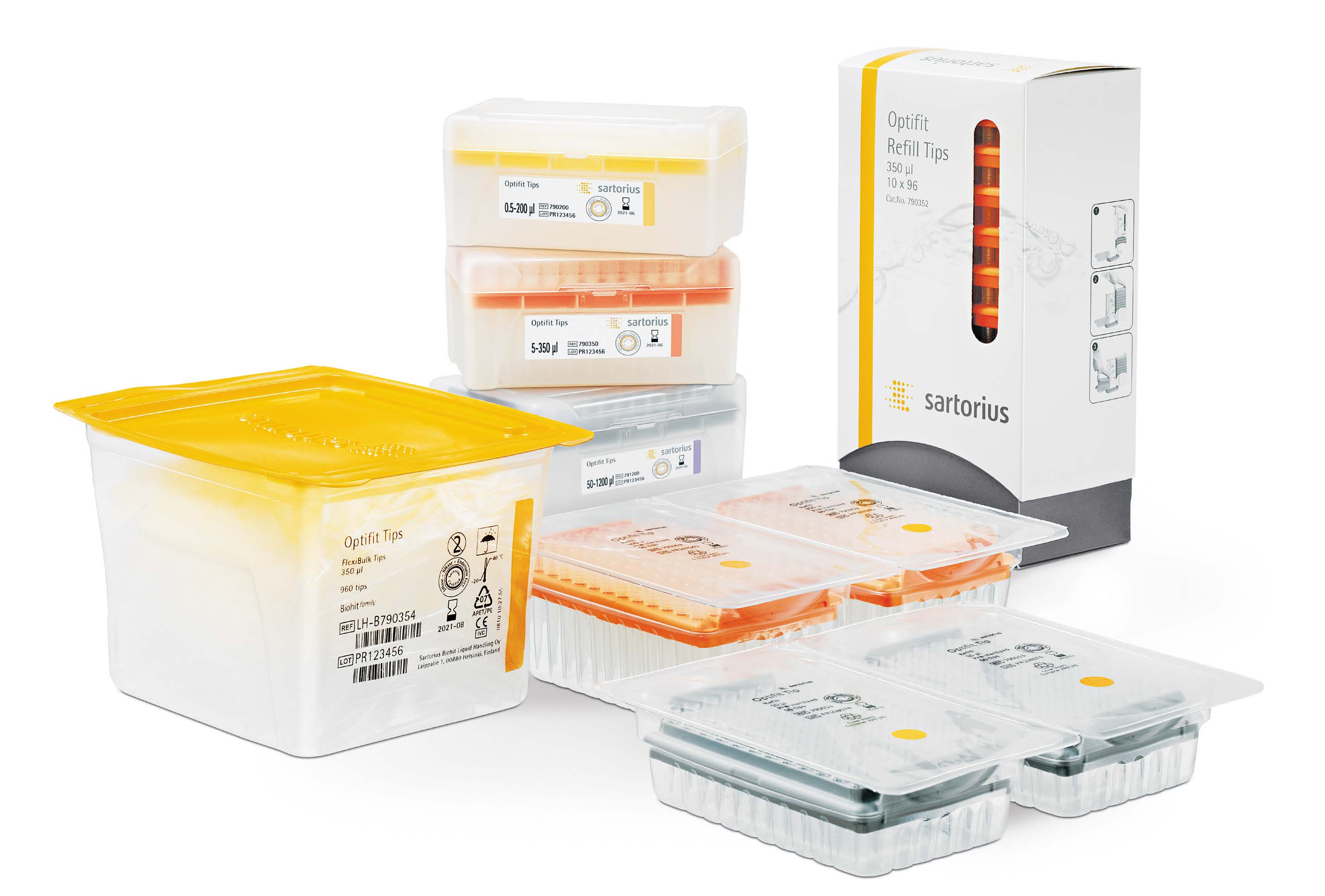 Наконечники Optifit в MegaEasybulk упаковці 1000 мкл, 11520 од.